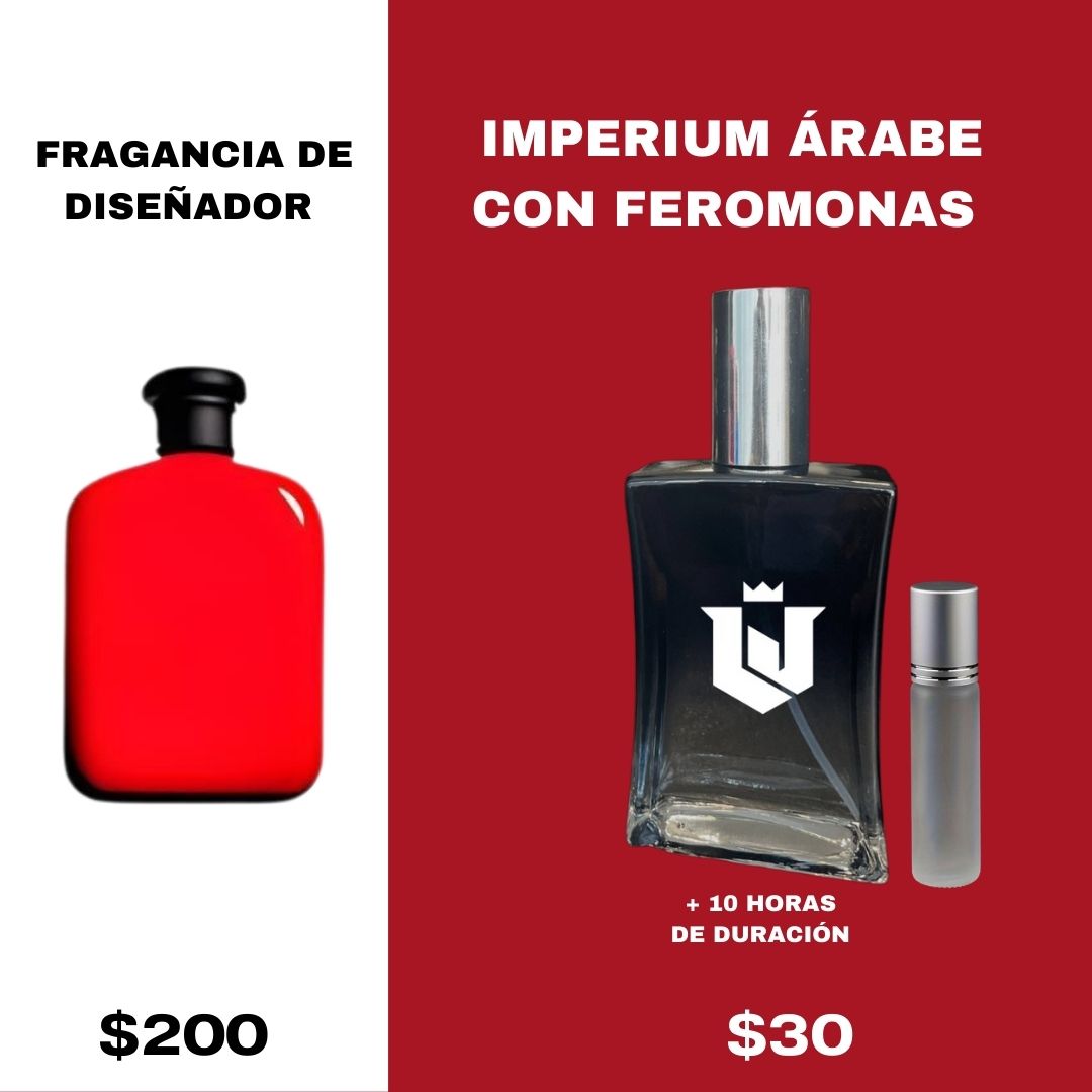 Perfume árabe 100ml - Gratis 5ml de feromonas puras.